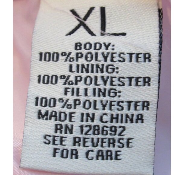 Madden Girl Juniors Zip-Up Puffer Vest, Ballet Light Pink, XL - Picture 5 of 6